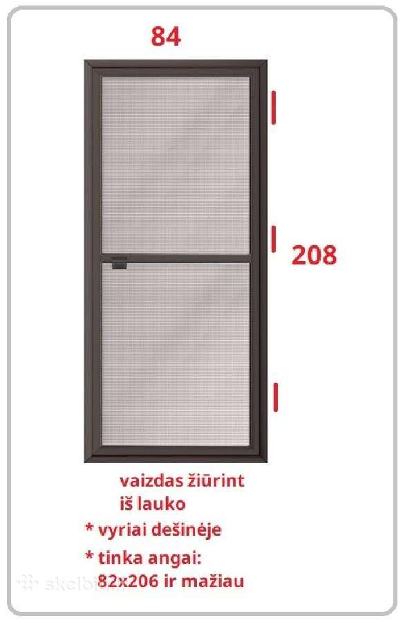 Tinkleliai nuo uodų durims (Nauji) - nuotraukos Nr. 3