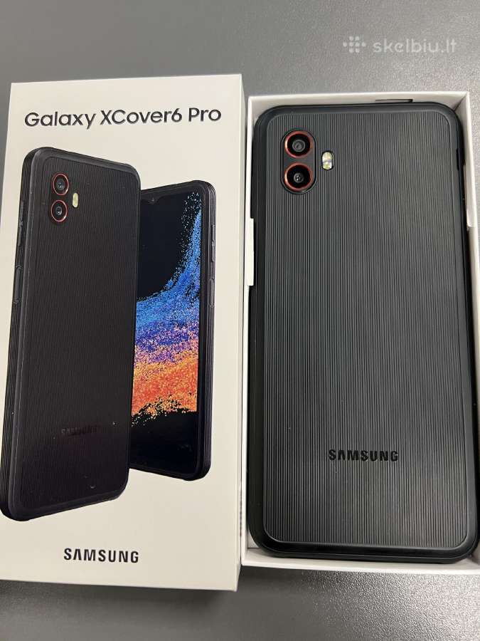Samsung Galaxy XCover6 Pro 128gb Naujas(ekspozici)