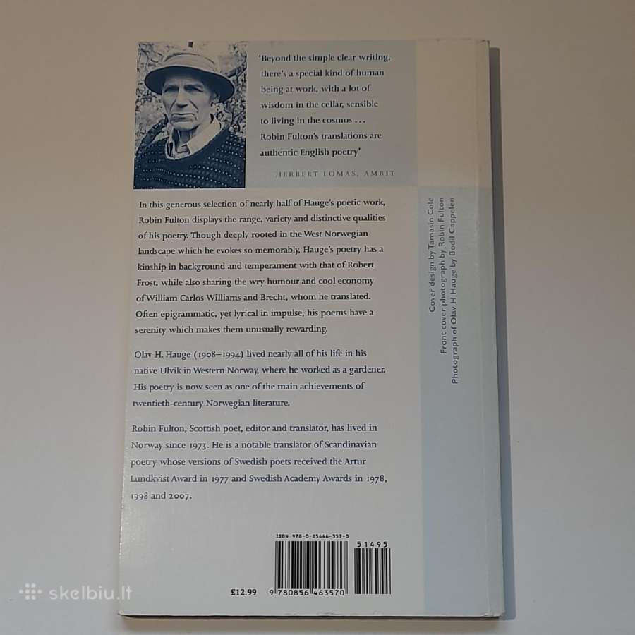 Olav H. Hauge "leaf-huts and Snow-houses" - nuotraukos Nr. 2