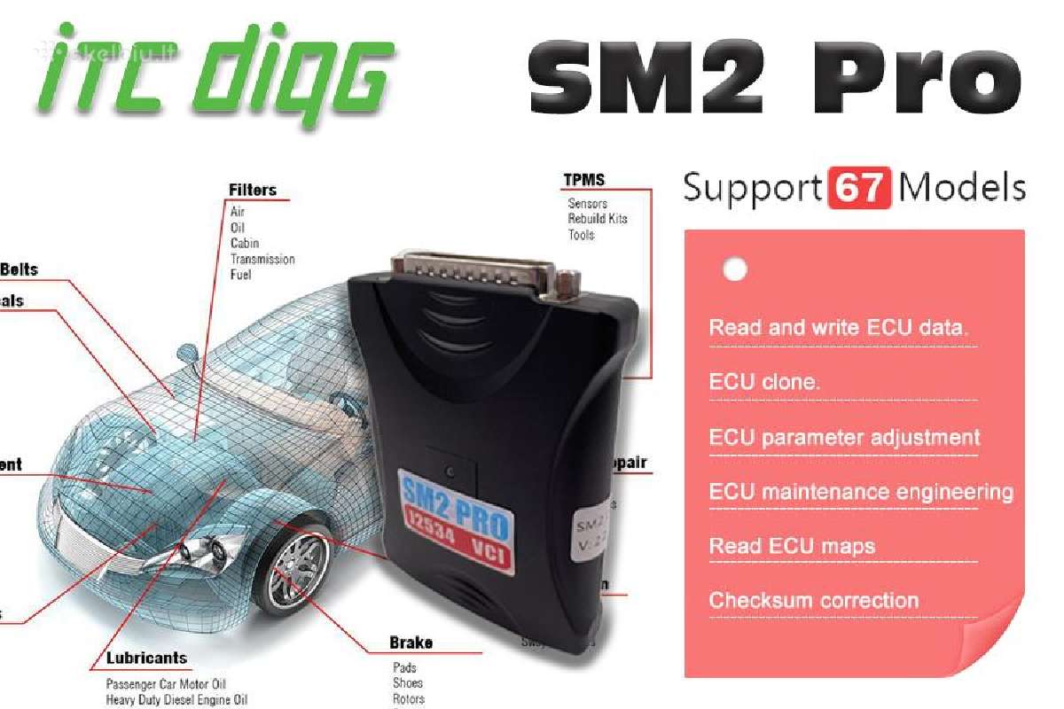 Scanmatik 2 Pro Ecu Sm2 Pro J2534 Vci programatori - nuotraukos Nr. 2
