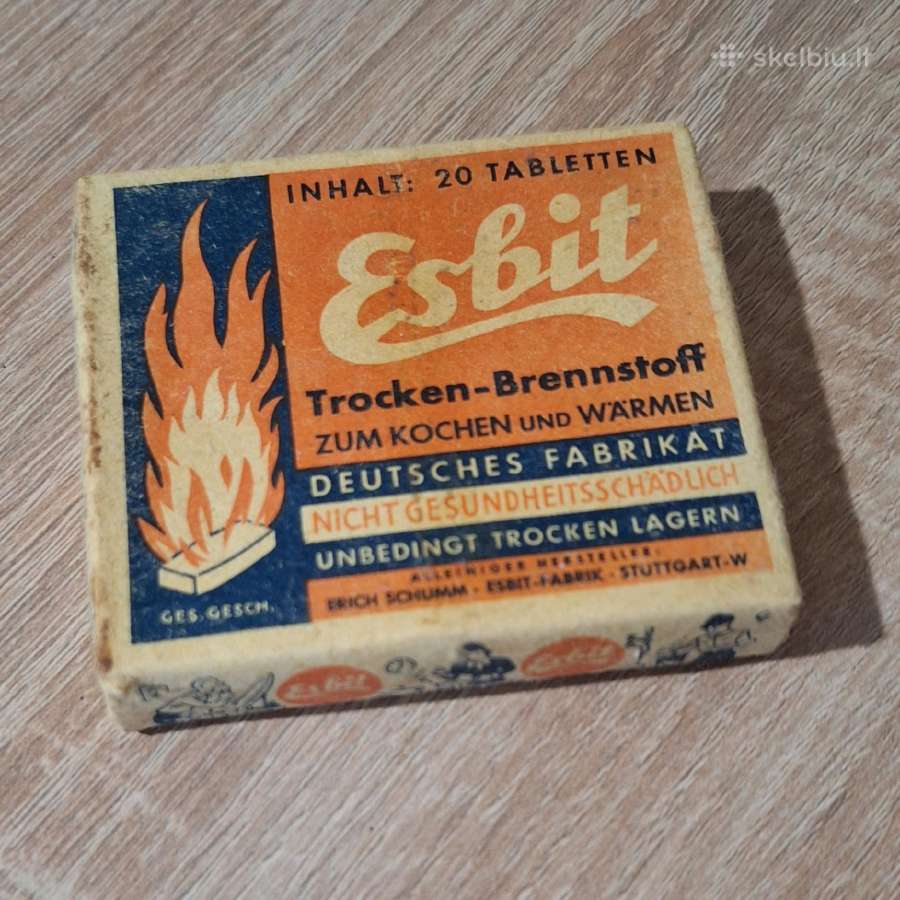 Ww2 esbit krosnelės kuras - nuotraukos Nr. 2