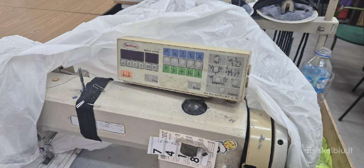 Siuvimo mašina Sunstar Km-250b-7n servo trifazė - nuotraukos Nr. 3
