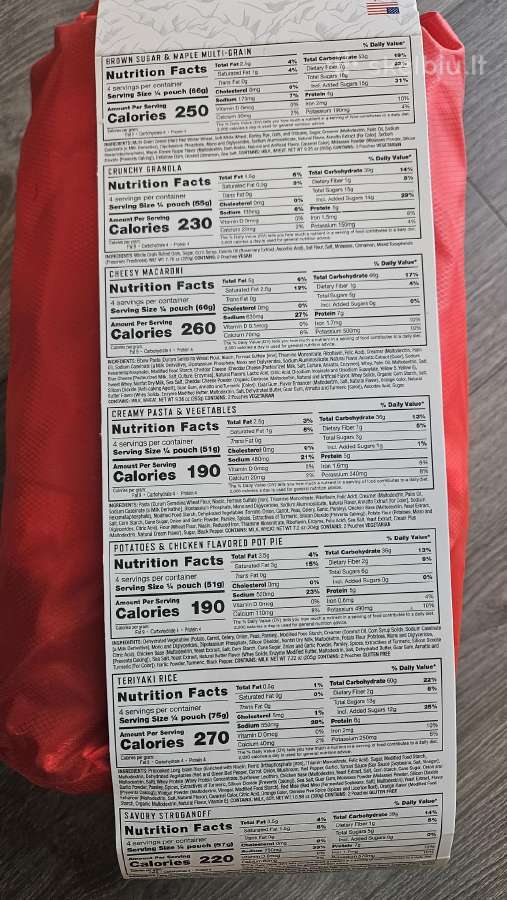 Readywise liofilizuoto maisto rinkinys - nuotraukos Nr. 3