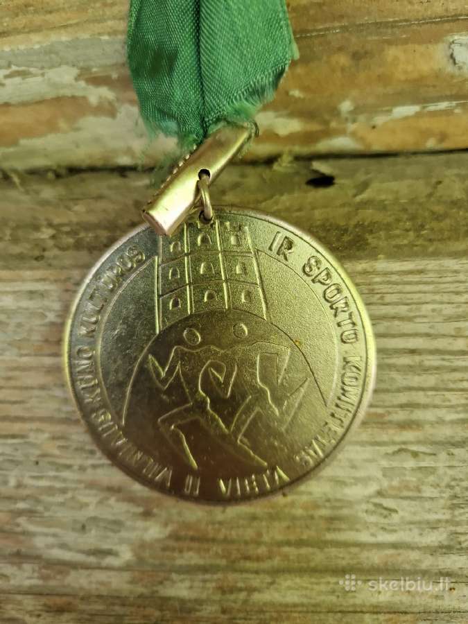 2 vietos laimetojo medalis - nuotraukos Nr. 2