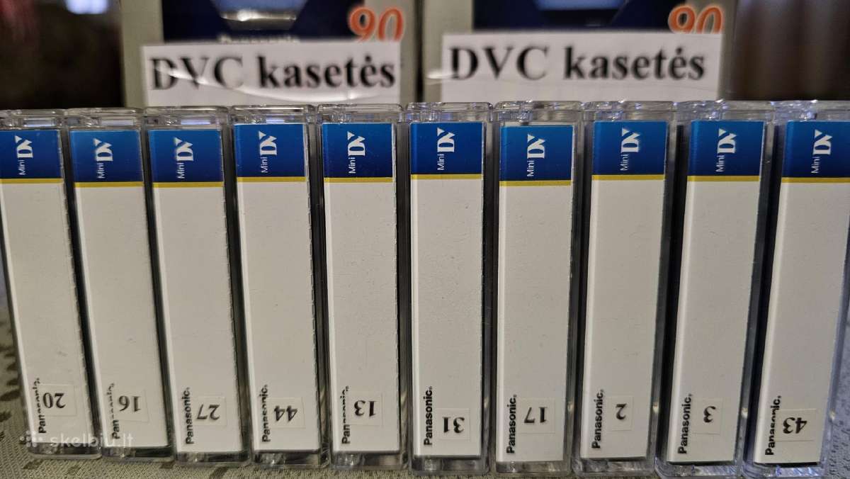 Parduodamos Mn Dv kasetės