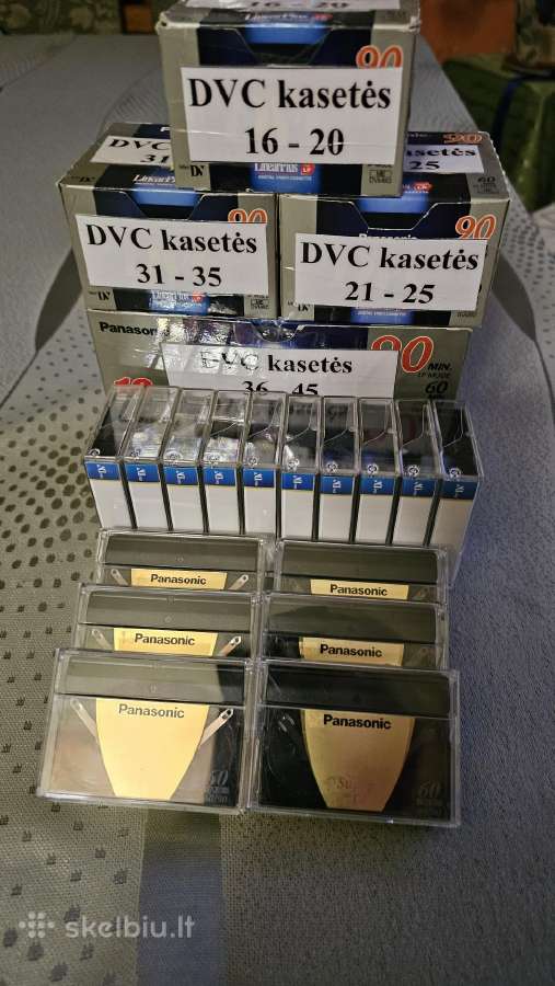 Parduodamos Mn Dv kasetės - nuotraukos Nr. 2