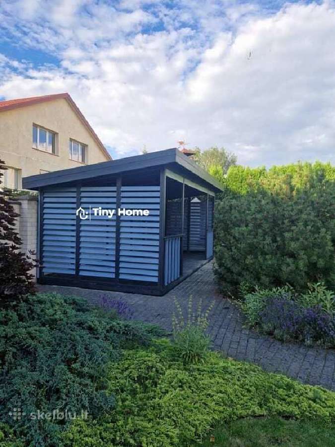 Sodo namelis – pavėsinė stoginė sandėliukas 15.9m2 - nuotraukos Nr. 8