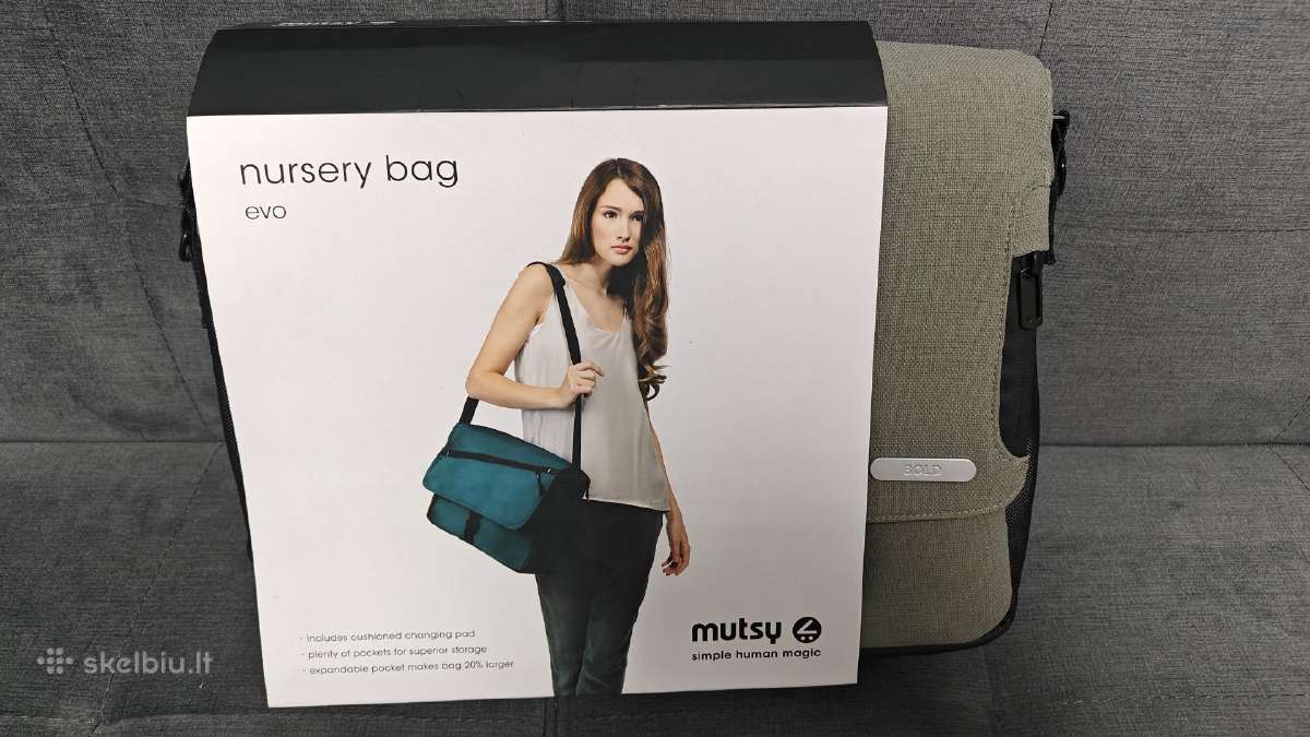 Naujas mamos krepšys Mutsy EVO „Nursery Bag“ - nuotraukos Nr. 2