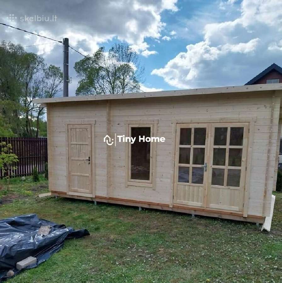 Sodo namas vasarnamis sodnamis 6x4m 24m2