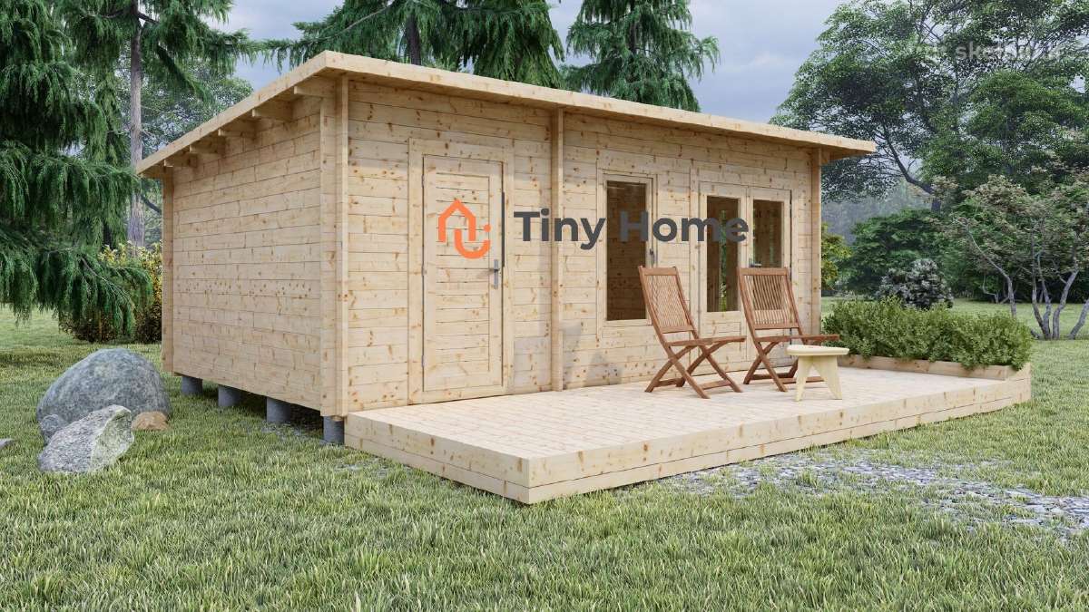 Sodo namas vasarnamis sodnamis 6x4m 24m2 - nuotraukos Nr. 3