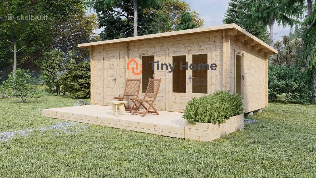Sodo namas vasarnamis sodnamis 6x4m 24m2 - nuotraukos Nr. 4