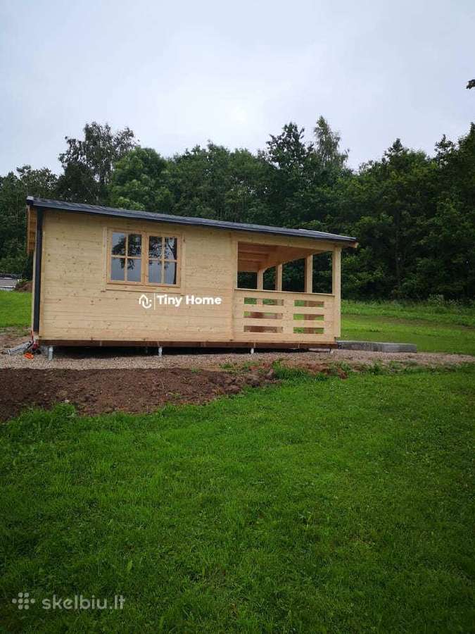Sodo namas vasarnamis su terasa 6x4m 24m2 - nuotraukos Nr. 2