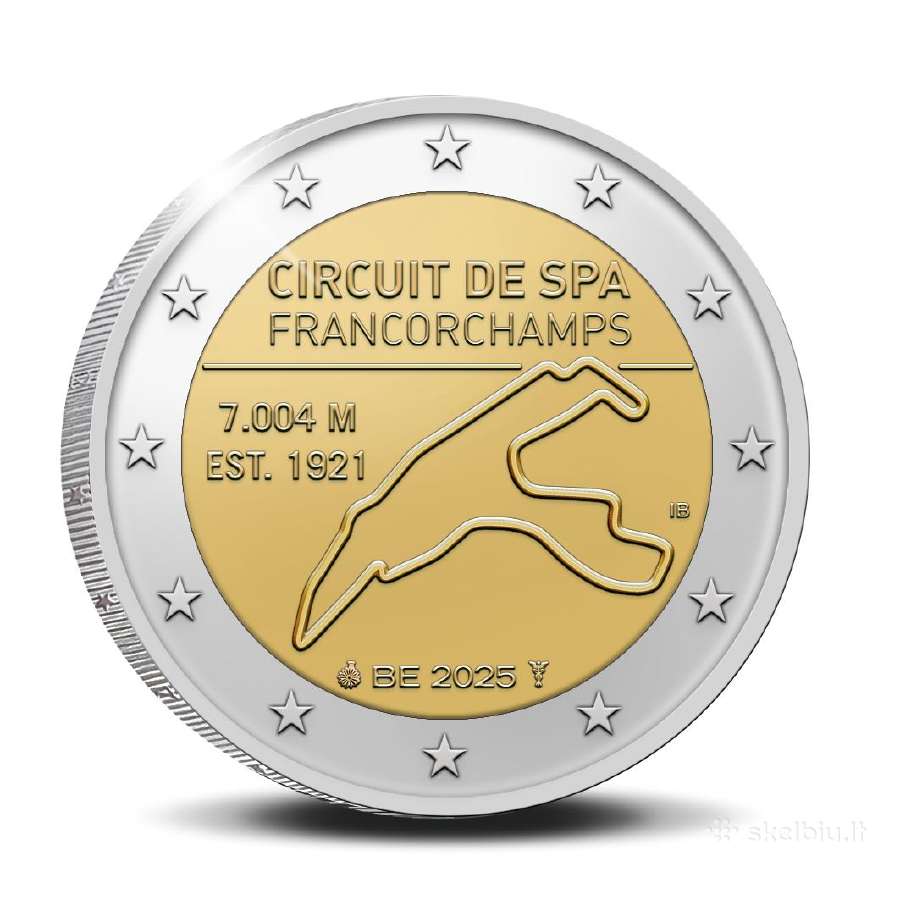 Belgija 2025 Spa-francorchamps lenktynių trasa