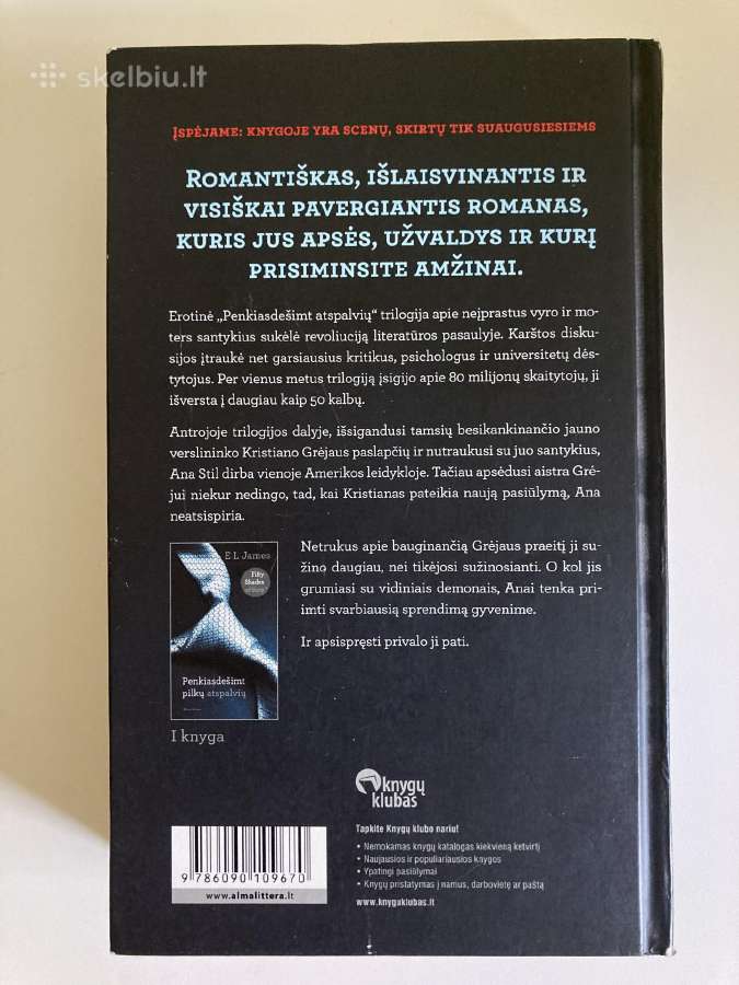 Penkiasdešimt pilkų atspalvių knyga - nuotraukos Nr. 4