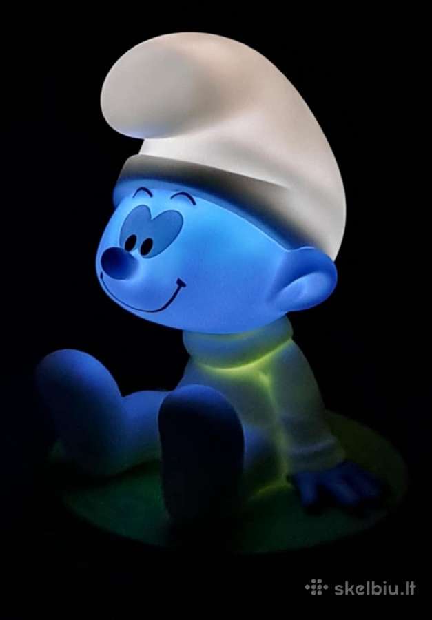 Nauja belaidė sensorinė foninė lempa Smurfas