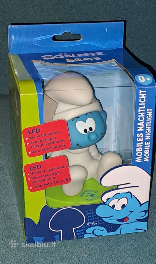 Nauja belaidė sensorinė foninė lempa Smurfas - nuotraukos Nr. 3
