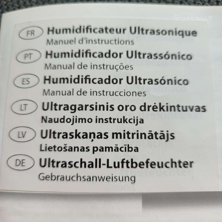 Naujas ultragarsinis oro drėkintuvas - nuotraukos Nr. 6