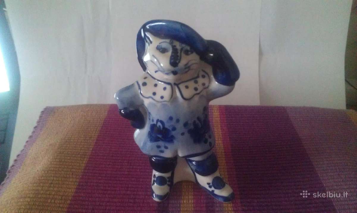Gžėl skulpturėlė kačiukas/tigriukas - nuotraukos Nr. 8