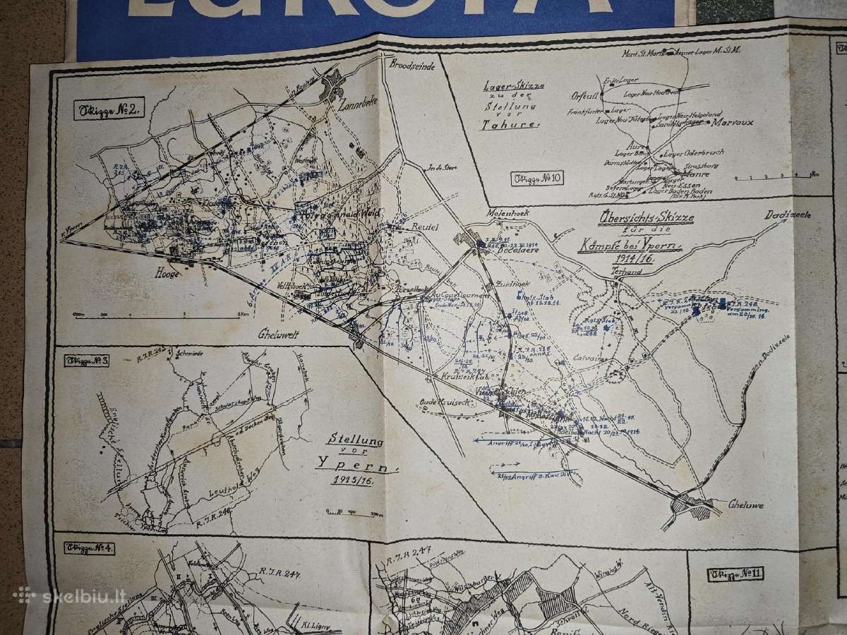 Seni Europos zemelapiai Ww1 ir Ww2 laikotarpio - nuotraukos Nr. 7
