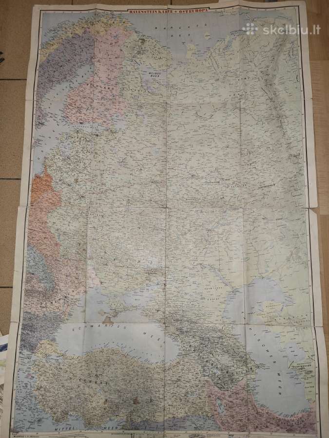 Seni Europos zemelapiai Ww1 ir Ww2 laikotarpio - nuotraukos Nr. 8
