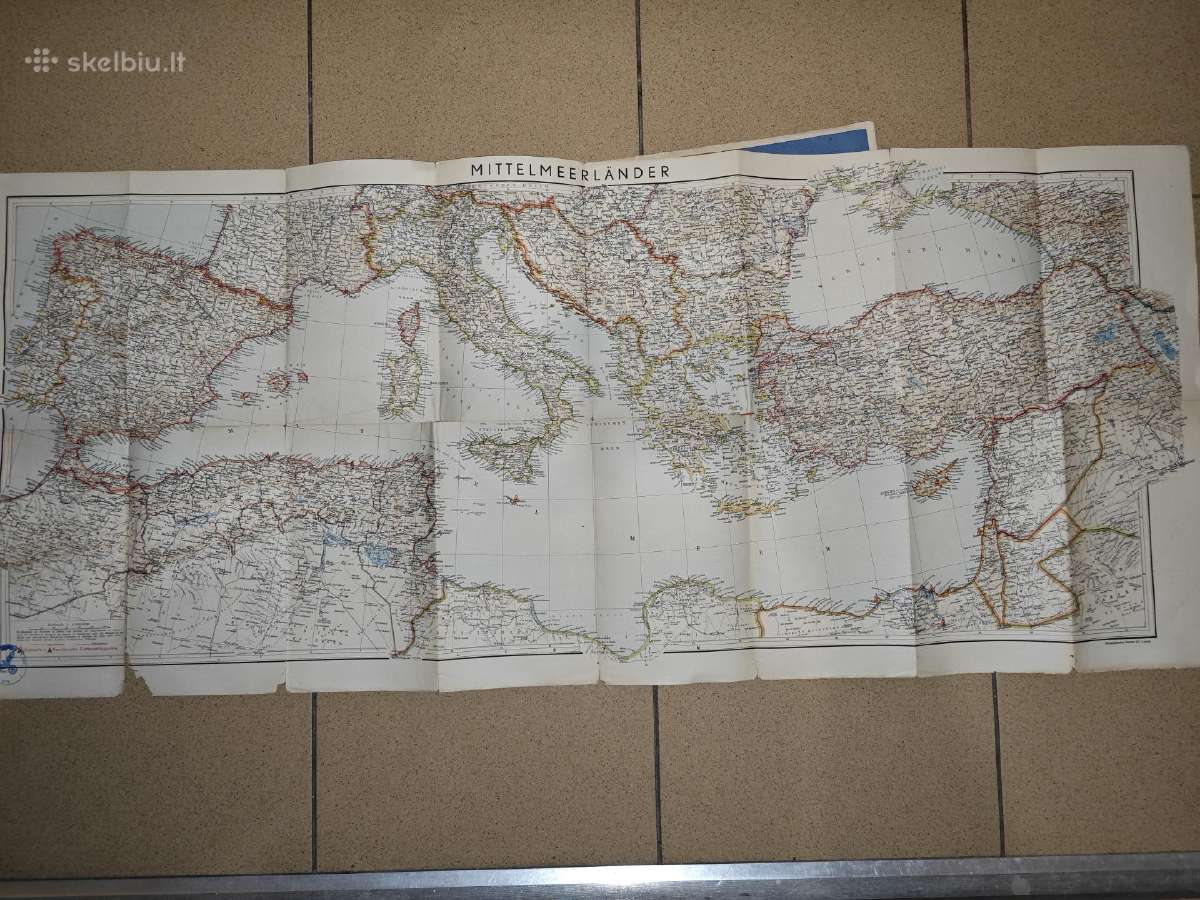 Seni Europos zemelapiai Ww1 ir Ww2 laikotarpio - nuotraukos Nr. 11