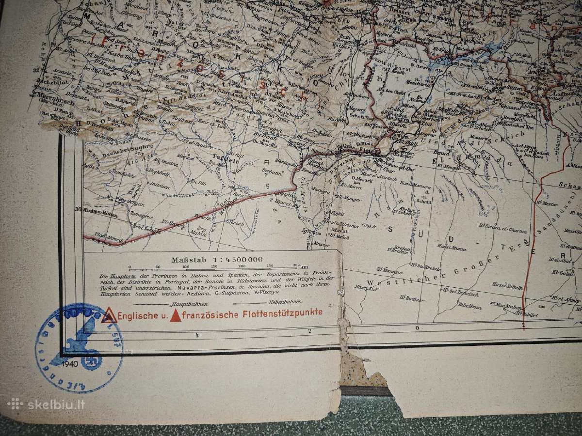 Seni Europos zemelapiai Ww1 ir Ww2 laikotarpio - nuotraukos Nr. 15