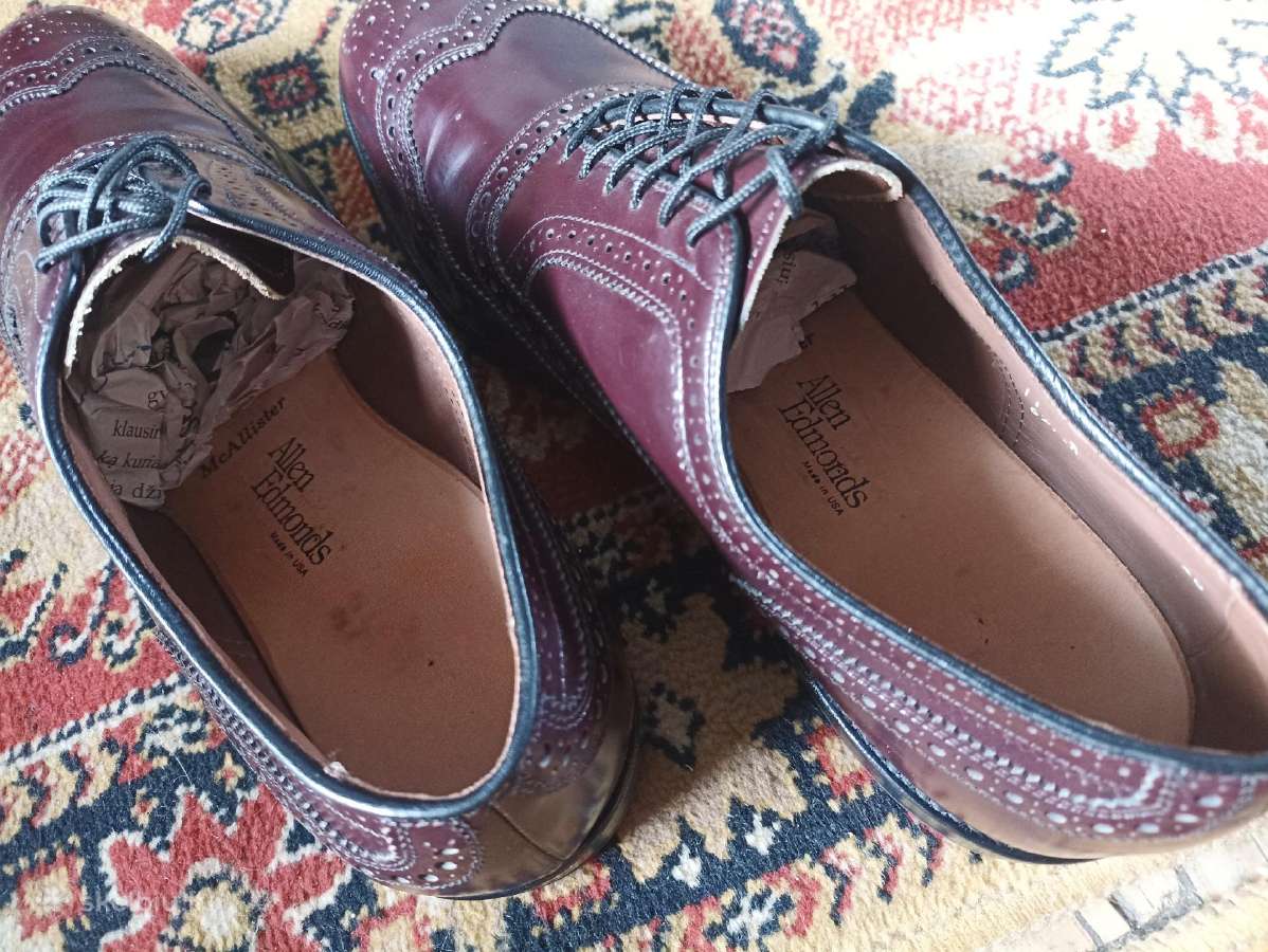 Allen Edmonds prabangūs klasikinio - retro batai - nuotraukos Nr. 2
