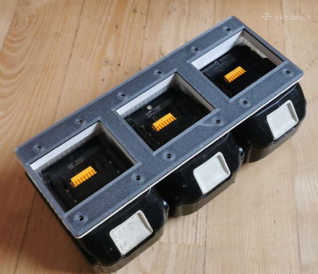 Laikyklis baterijų 3vnt. Makita Lxt 18v - nuotraukos Nr. 6