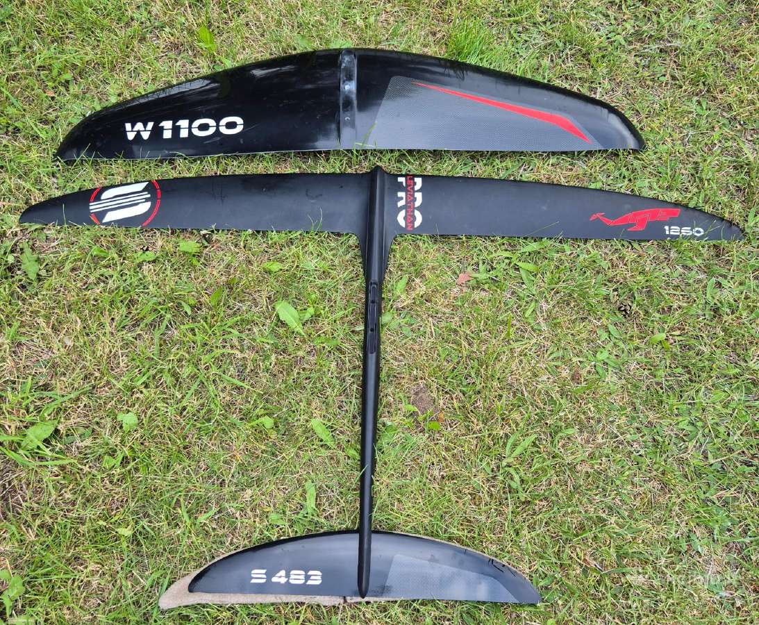 Sabfoil hydrofoil sparnas wing-ui W1100 - nuotraukos Nr. 2