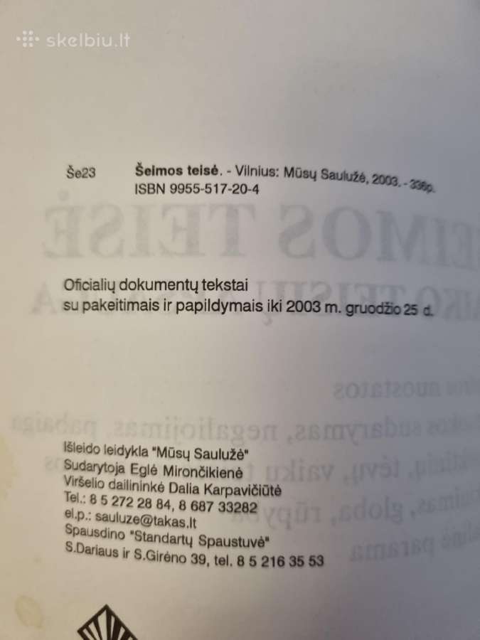 Šeimos teisė , Vaiko teisių apsauga - nuotraukos Nr. 3