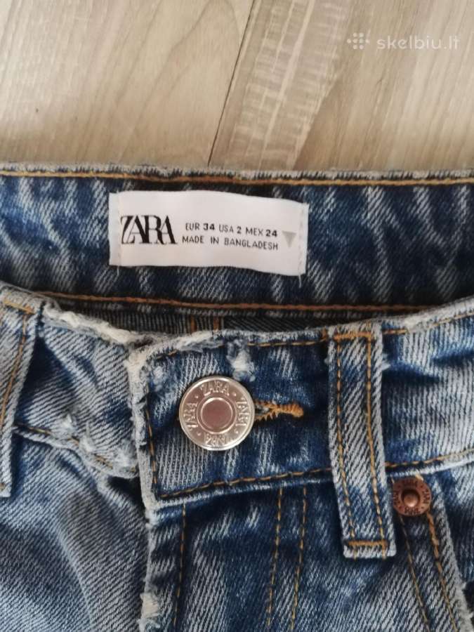 Zara džinsiukai prailgintu liemeniu - nuotraukos Nr. 2