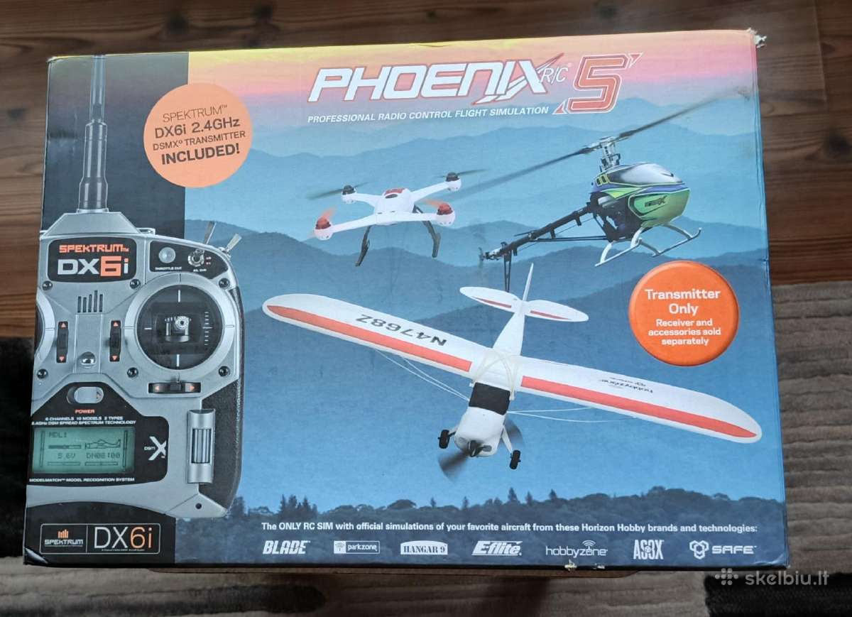 Siustuvas Spektrum Dx6i + imtuvas Ar6200 - nuotraukos Nr. 3
