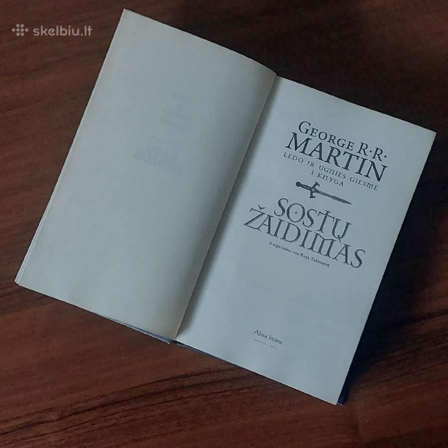 George R.r. Martin -Sostų žaidimas .Ledo ir ugnies - nuotraukos Nr. 4