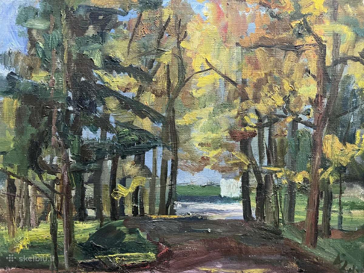 Adelės Žulytės paveikslas „Rudens takas“ - nuotraukos Nr. 2