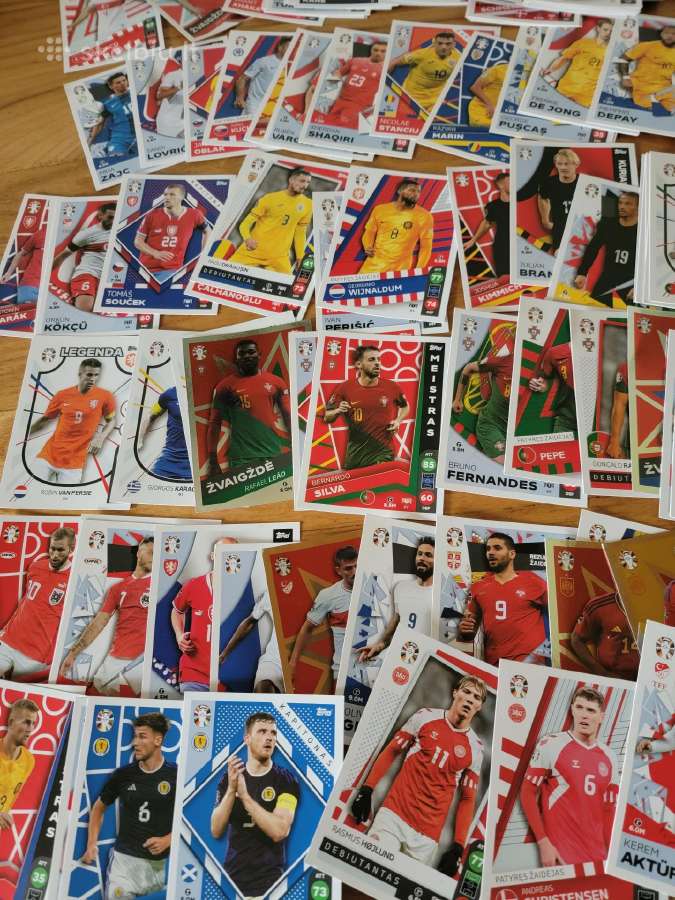 Uefa Europos čempionato 2024 m.futbolistų kortelės - nuotraukos Nr. 2
