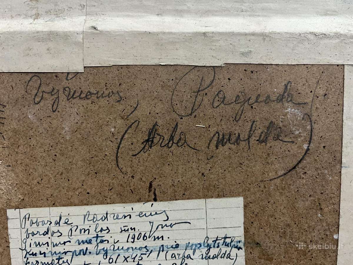 Povilo Radzevičiaus (1906–1984) tapybos darbas - nuotraukos Nr. 4