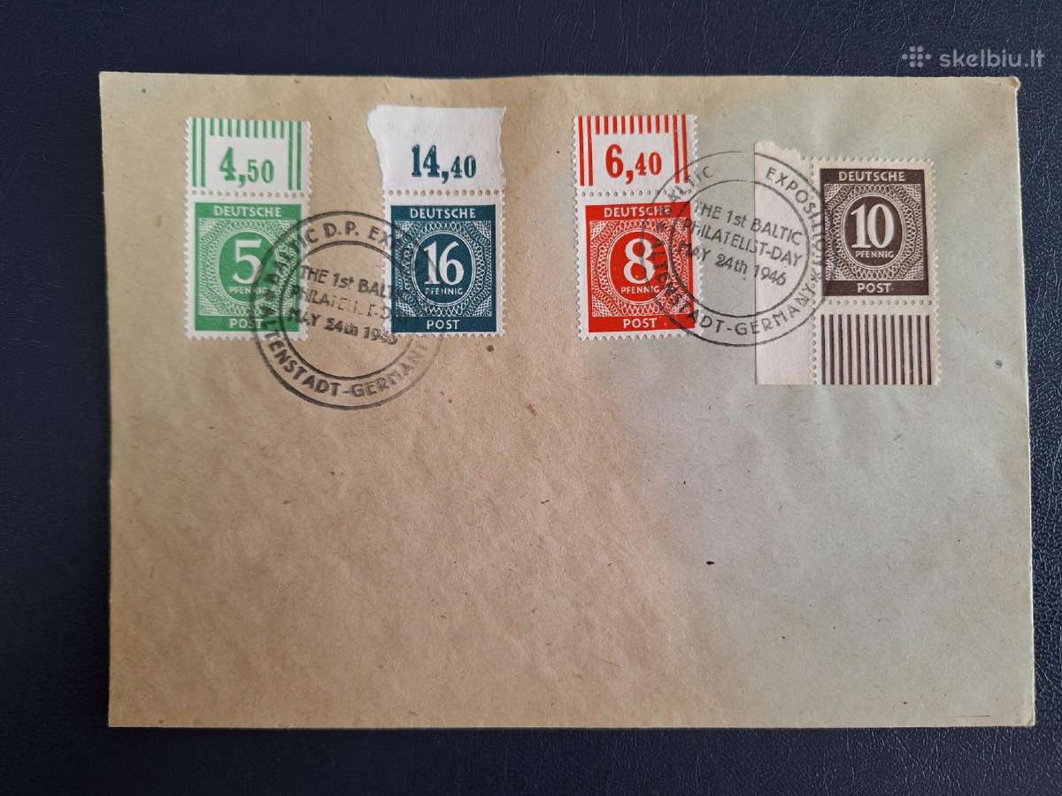 Lietuva 1946 m. Dp Camp, vokas
