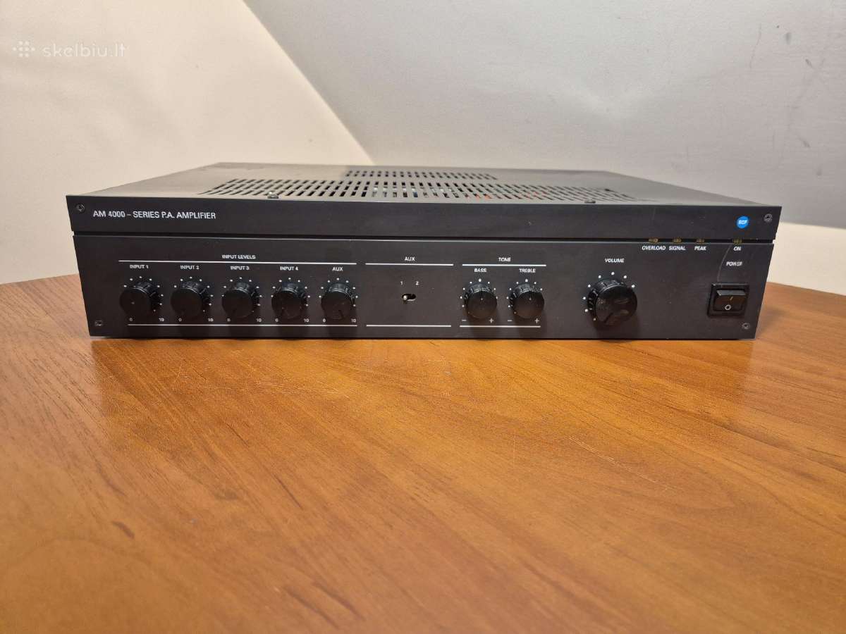 Rcf Am4160,160w, stiprintuvas su 50v,70v,100v - nuotraukos Nr. 2