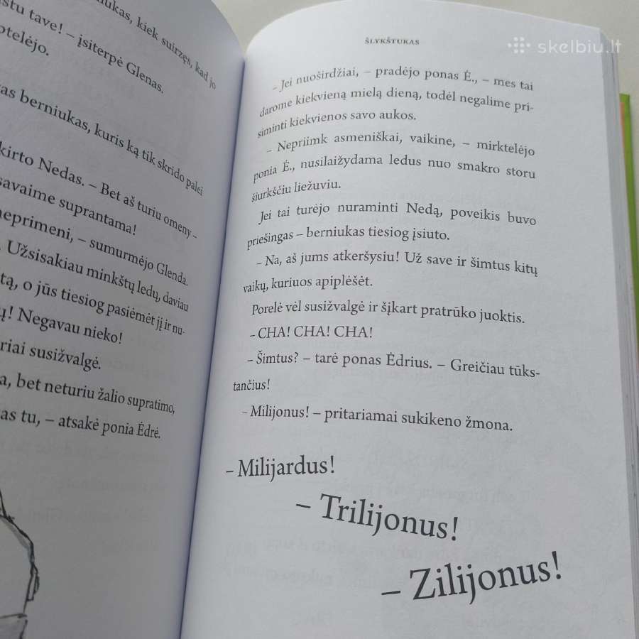 Knyga "Šlykštukas". David Walliams - nuotraukos Nr. 5