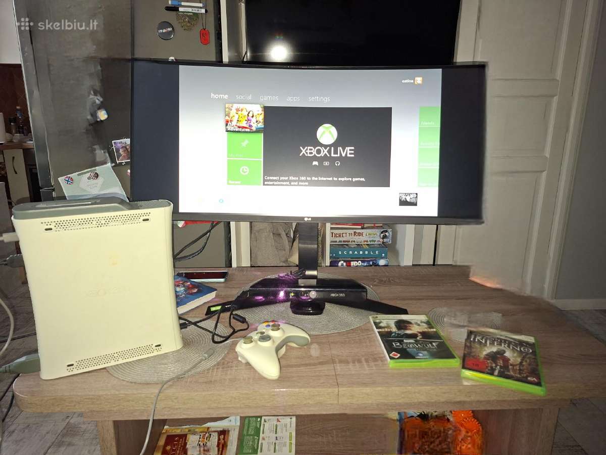 Xbox 360 60gb su Kinect