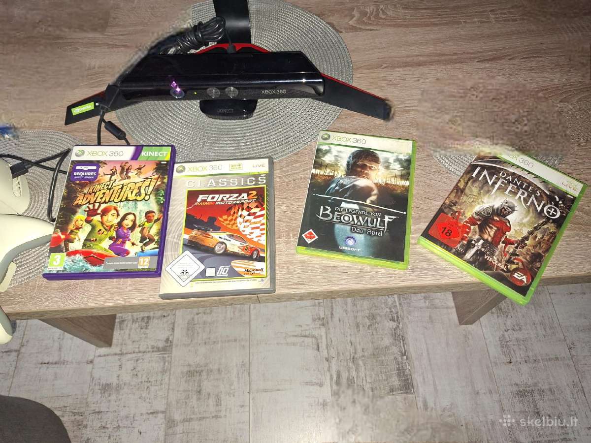 Xbox 360 60gb su Kinect - nuotraukos Nr. 4