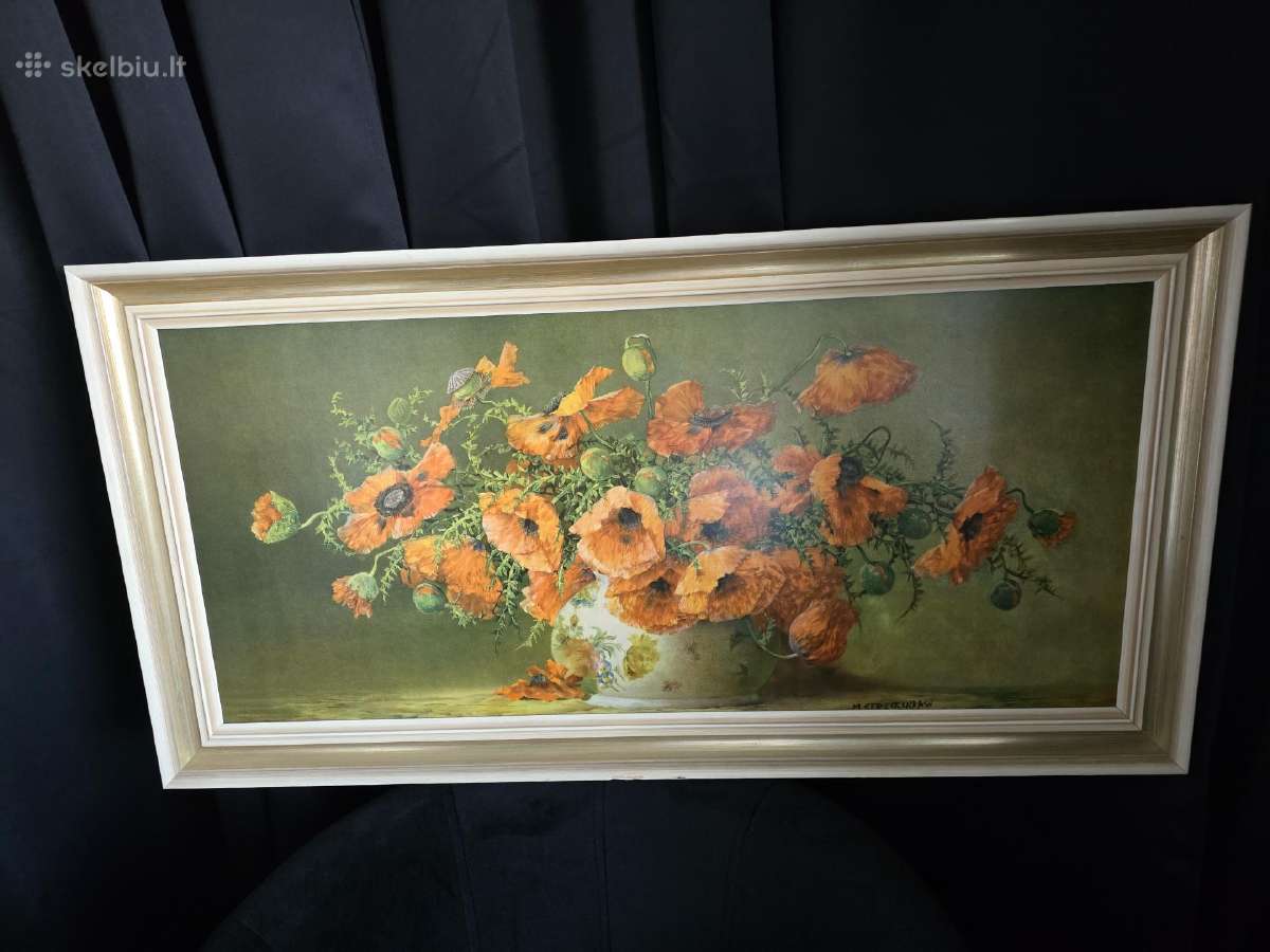 Raudonos aguonos M Streckenback Rytų Vokietijos - nuotraukos Nr. 8