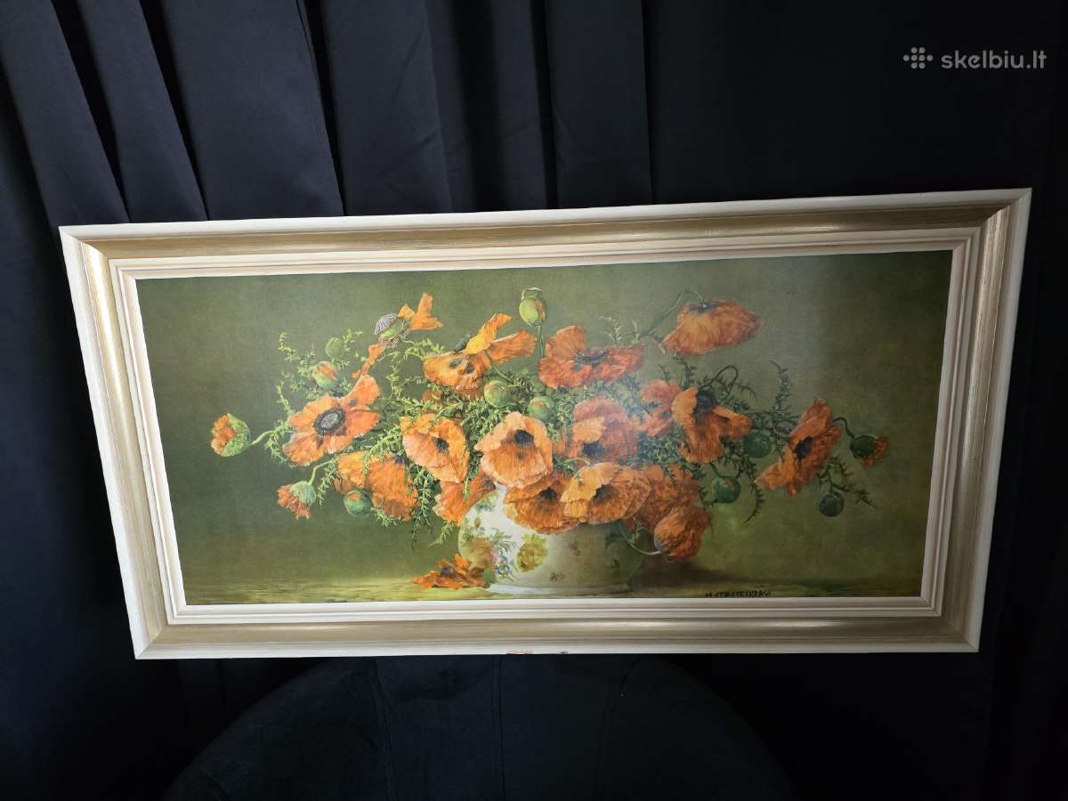 Raudonos aguonos M Streckenback Rytų Vokietijos - nuotraukos Nr. 9
