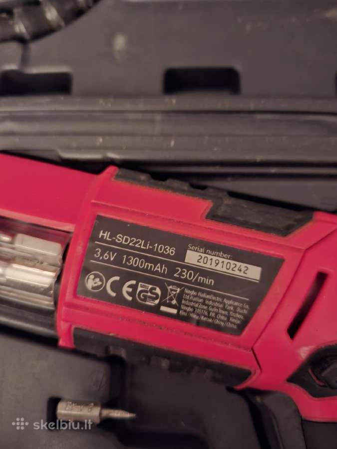 Elektrinis atsuktuvas Hl-sd22li-1036 - nuotraukos Nr. 6