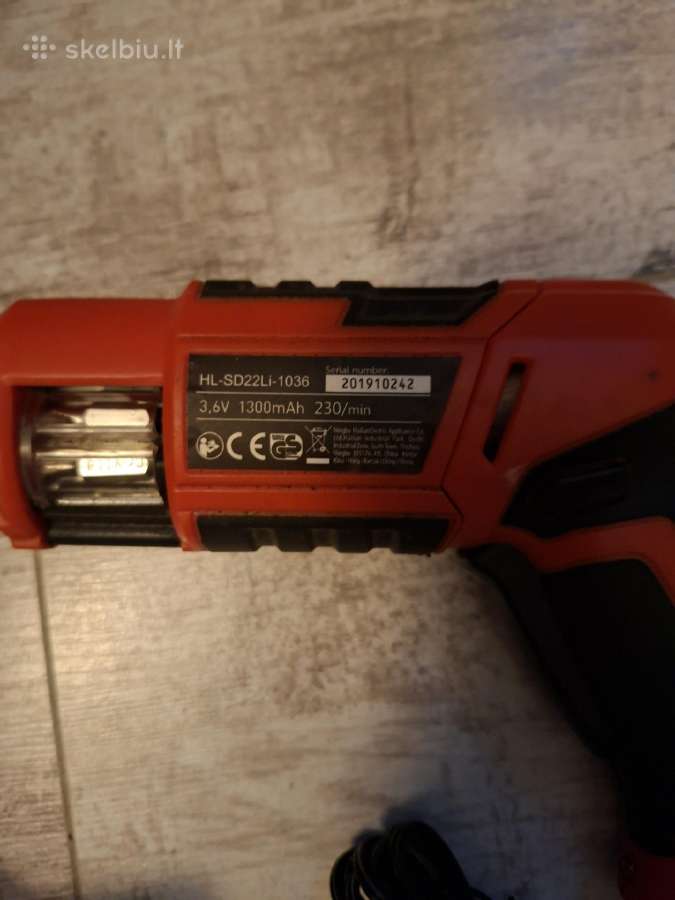 Elektrinis atsuktuvas Hl-sd22li-1036 - nuotraukos Nr. 5