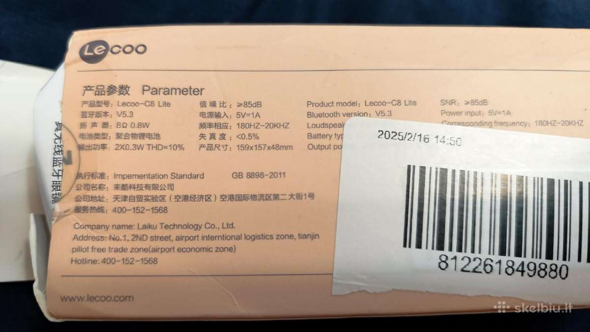 Bluetooth akiniai Lecoo C8 Lite - nuotraukos Nr. 6