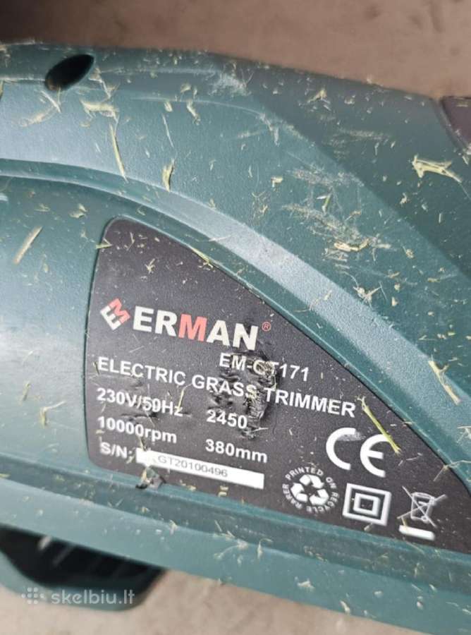 Parduodamas elekrinis, mažai naudotas trimeris