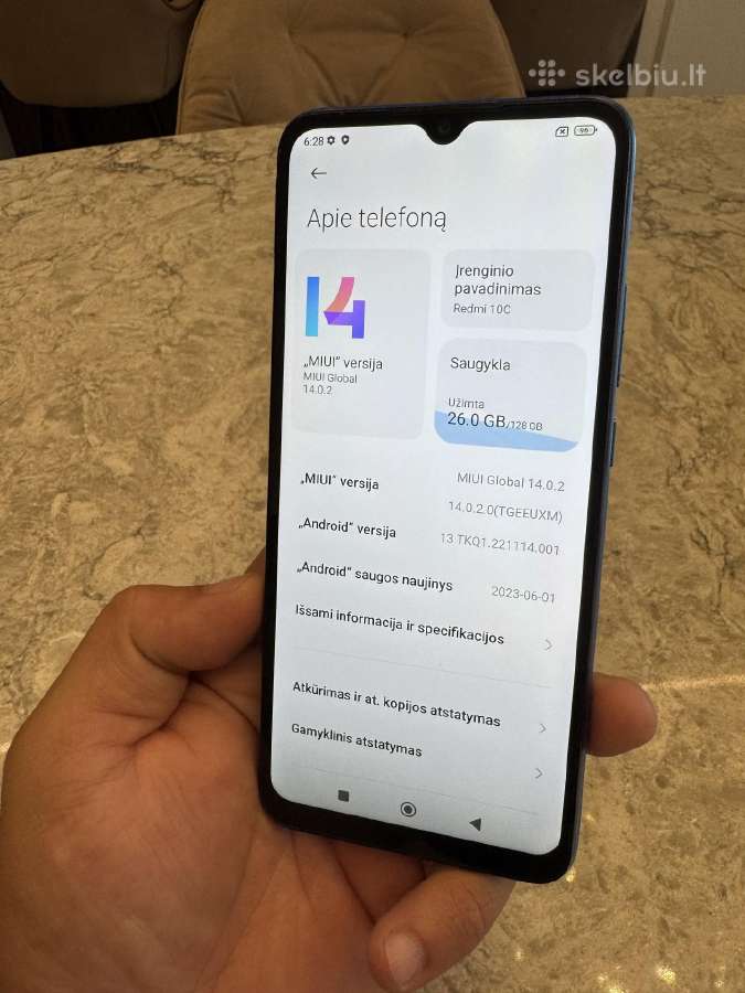 Redmi 10c, 6/128gb - nuotraukos Nr. 2