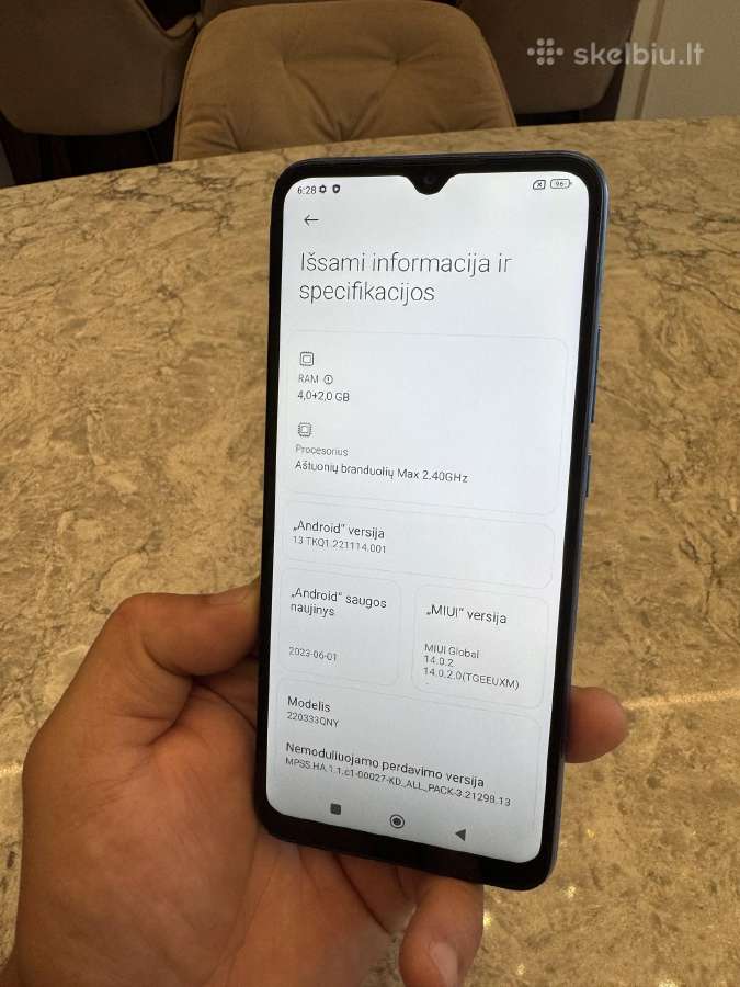 Redmi 10c, 6/128gb - nuotraukos Nr. 3