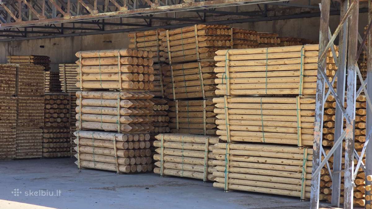 Mediniai impregnuoti kuolai – tiesiai iš gamintojo - nuotraukos Nr. 18